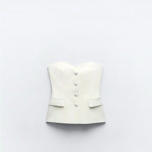 Zara - button down bustier